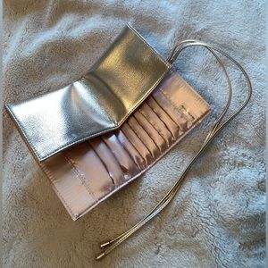 Rose Gold Makeup Brush Case